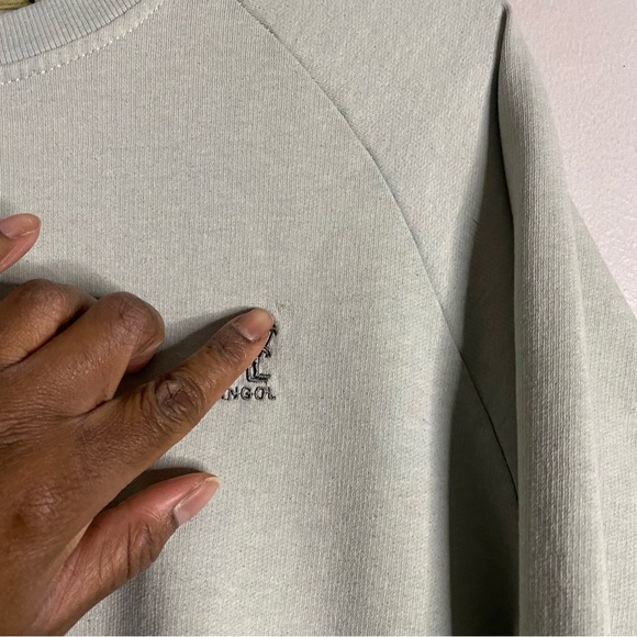 Kangol Women's Pale Green Crewneck Sweatshirt - Picture 10 of 12